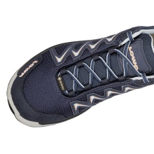 Lowa Hiking-Travel Shoes Innox Pro Low GTX (All-Terrain, Synthetic/Textile, Waterproof) Navy Blue/Salmon Women